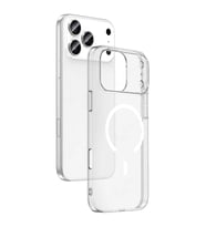 Apple İphone 17 Pro Max Combo Sert Şeffaf Magsafe Kapak - Şeffaf