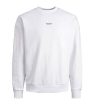 Jack & Jones Erkek Sweatshirt Crew Neck- 12213688 (Beyaz)