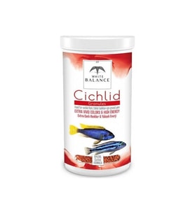 ?White Balance Cichlid Granules Ciklet Balık Yemi 100 ml