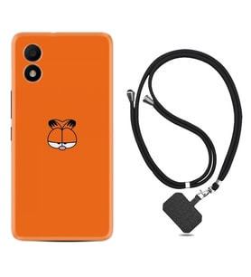 TCL 303 Kılıf Silikon Boyun Askılı İpli Desenli Silikon Garfi 1733