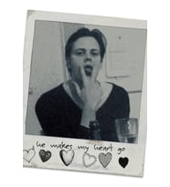 Ünlü: Bill Skarsgard [polaroid] Tablo Ahşap Poster Dekoratif