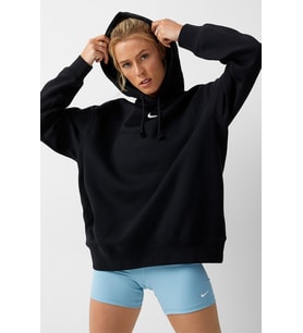 Nike Sportswear Collection Essantial Bol Kesim Siyah Kadın Sweatshrit