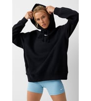 Nike Sportswear Collection Essantial Bol Kesim Siyah Kadın Sweatshrit