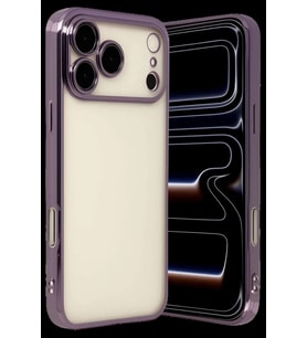 iPhone 17 Pro Razer Lensli Silikon - Mor