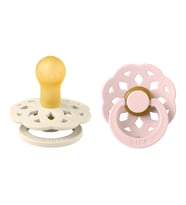 Bibs Boheme İkili Kauçuk Emzik- Ivory/Blossom 0-6 Ay