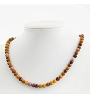 Jasper 6 mm Dizi Doğal Taş Kolye