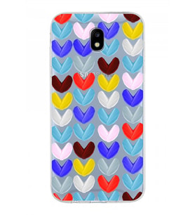 PrintiFy Samsung Galaxy J5 Pro ile Uyumlu 1mm Slim Fit Water Color 1 Baskılı Şeffaf  Kılıf