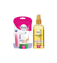 Veet Pure Duşta Tüy Dökücü Krem 150 ml + Veet Mucizevi Yağ - Çok Amaçlı Nemlendirici 100 ml