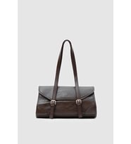 Lue Vintage Baget Çanta Siyah