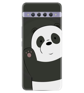 TCL 10 Plus Kılıf Silikon Desen Hello Panda 1709