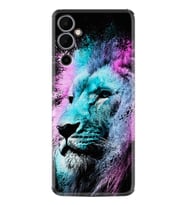 Tecno Pova Neo 2 Kılıf Silikon Desen Özel Seri Pink Blue Leon 1603