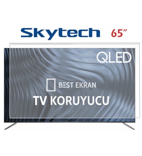 Skytech Q65ST3405 Tv Ekran Koruyucu - Skytech 65" inç 165 Ekran QLED 4K Ultra Hd Whaleos Tv