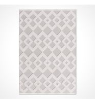 Makine Kaymaz Yıkanabilir Gri Dokulu Triko Salon Halısı Mutfak Halısı Koridor Halısı Yolluk PL03K