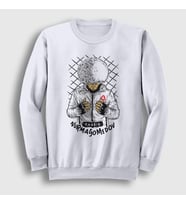 Presmono Unisex Beyaz Pray Ufc Khabib Nurmagomedov Sweatshirt 312627tt