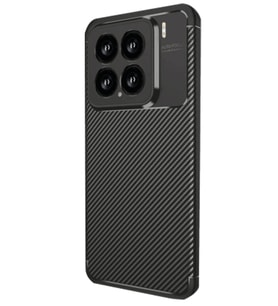 Pilelistore   Xiaomi Mi 15 Kılıf Auto Focus Karbon Kapak - Siyah