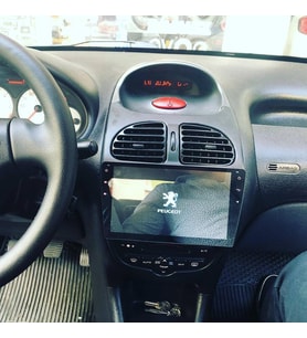 206 4GB RAM CARPLAY+AND.AUTO NAVİGASYON DVD USB BT KAMERA