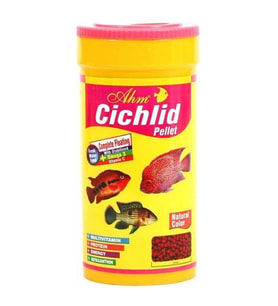 Ahm Cichlid Pellet Natural Colour Balık Yemi 1000 Ml.