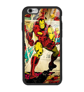 iPhone 6 Plus iron Man Demir Adam Tasarımlı Glossy Telefon Kılıfı