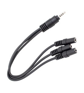 Powermaster PM-4871 3 Port 3.5 mm Splitter Kulaklık Mikrofon Çoklayıcı Çevirici Dönüştürücü Adaptör