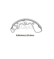 SUZUKI SWIFT- SD/HB- 97/04; ARKA FREN PABUCU (90X25) (DAIWA) 53200-60821 542-6360