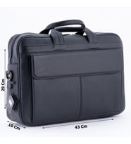 160 Model 1. Sınıf Hakiki Deri Evrak Çantası, Laptop Çantası , El Çantası, Omuz Çantası. (Siyah)