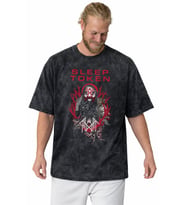 Sleep Token Rock Metal Müzik Grubu Baskılı Unisex Oversize Vintage Yıkamalı Tişört