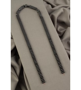 Hematit Doğal Taş Mat Gri Dikdörtgen Kesim 3x5mm Dizi [AA]