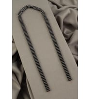 Hematit Doğal Taş Mat Gri Dikdörtgen Kesim 3x5mm Dizi [AA]