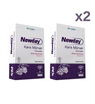 Newday Kara Mürver Complex 30 Kapsül x2 Adet (Renksiz)