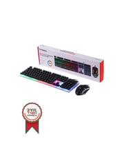 Torima TMK-03 Gaming Rgb Işıklı Kablolu Q Klavye Ve Mouse Seti Siyah