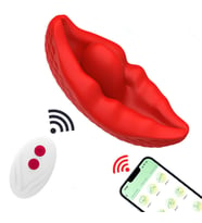 APP Kontrollü Klitoral Vibratör Kırmızı