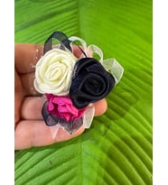 5X4 CM RENKLİ ÇİÇEKLİ İĞNELİ BROŞ YAKA İĞNESİ