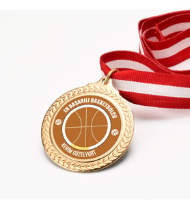 Kişiye Özel Basketbolculara Özel Madalyon Madalyası