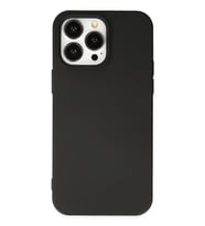 Pilelistore   iPhone 15 Pro Kılıf Nano içi Kadife Silikon - Siyah