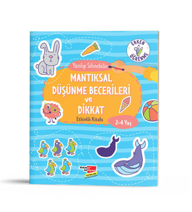 Mantıksal Düşünme Becerileri Ve Dikkat Etkinlik Kitabı - İrina Kukushkina- Dikkat Atölyesi Yayınları