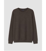 LC WAIKIKI Kahverengi Bisiklet Yaka Erkek Sweatshirt