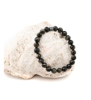 Gold Obsidyen Doğal Taş Bileklik ve Kutusu (Yeşil)
