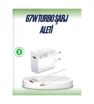 67 Watt Çift Turbo Şarj Adaptörü Reno 4 5 6 Uyumlu
