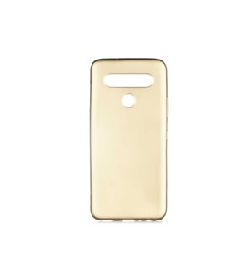 LG K61 Uyumlu Kılıf Zore Premier Silikon Kapak (Gold)