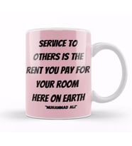 Muhammad Ali Quote Kupa Bardak Porselen