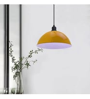 RİOLİGHT MODERN2,VİNTAGE2,RETRO1,RUSTİK2 SARI 1XE27 DUYLU METAL TEKLİ SARKIT AVİZE ÇAP:30CM