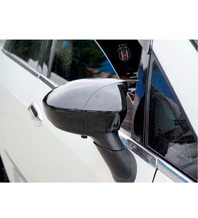 Fiat Punto Evo Batman Yarasa Ayna Kapağı Piano Black 2009 2010 2011 2012