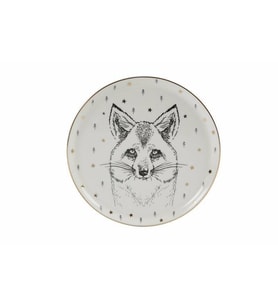 Porland Forest Serisi 20cm Düz Tabak Fox