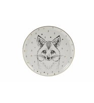 Porland Forest Serisi 20cm Düz Tabak Fox