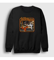 Presmono Unisex Siyah Ryu Vs Ken V2 Street Fighter Sweatshirt 411371tt