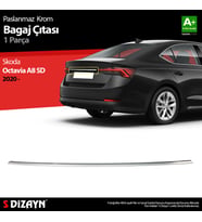 Skoda Octavia A8 Krom Bagaj Çıtası 2020 Üzeri