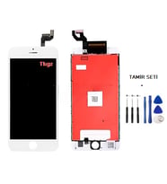 Tkgz - iPhone 6S Uyumlu Lcd Ekran Dokunmatik Servis (LW MARKA) BEYAZ + TAMİR SETİ