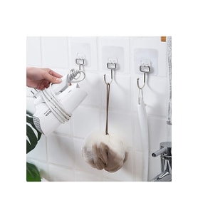 Krom Güçlü Yapışkanlı Mutfak ve Banyo Askısı, Banyo Askılığı, Havluluk ( 1 Adet )