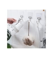 Krom Güçlü Yapışkanlı Mutfak ve Banyo Askısı, Banyo Askılığı, Havluluk ( 1 Adet )