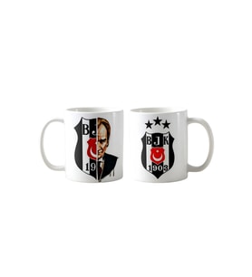 Ghostbastır Design Beşiktaş Atatürk Kupa Bardak Tek Adet K069